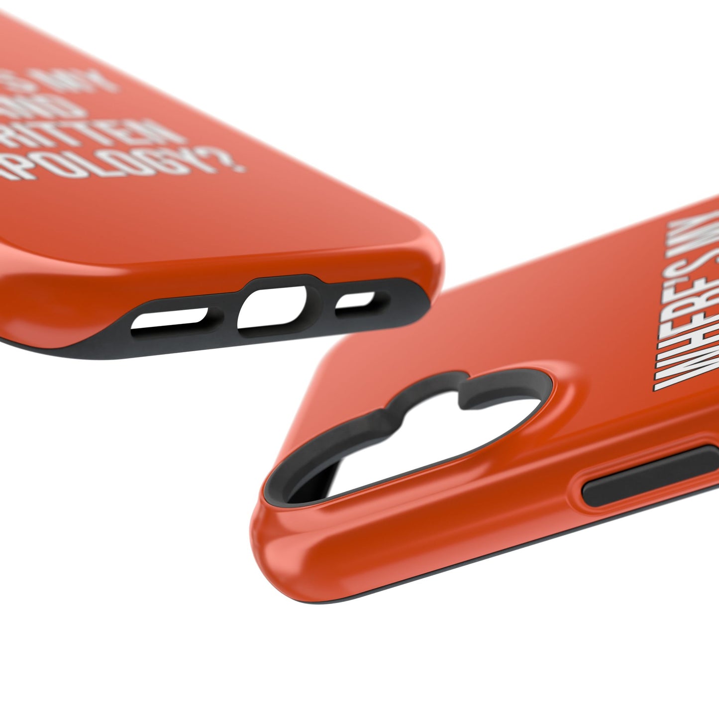 Hand Written Apology Impact-Resistant Phone Cases