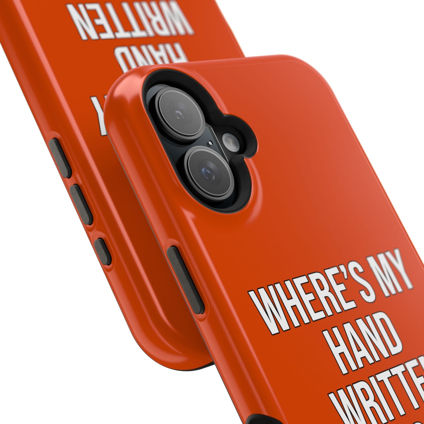 Hand Written Apology Impact-Resistant Phone Cases