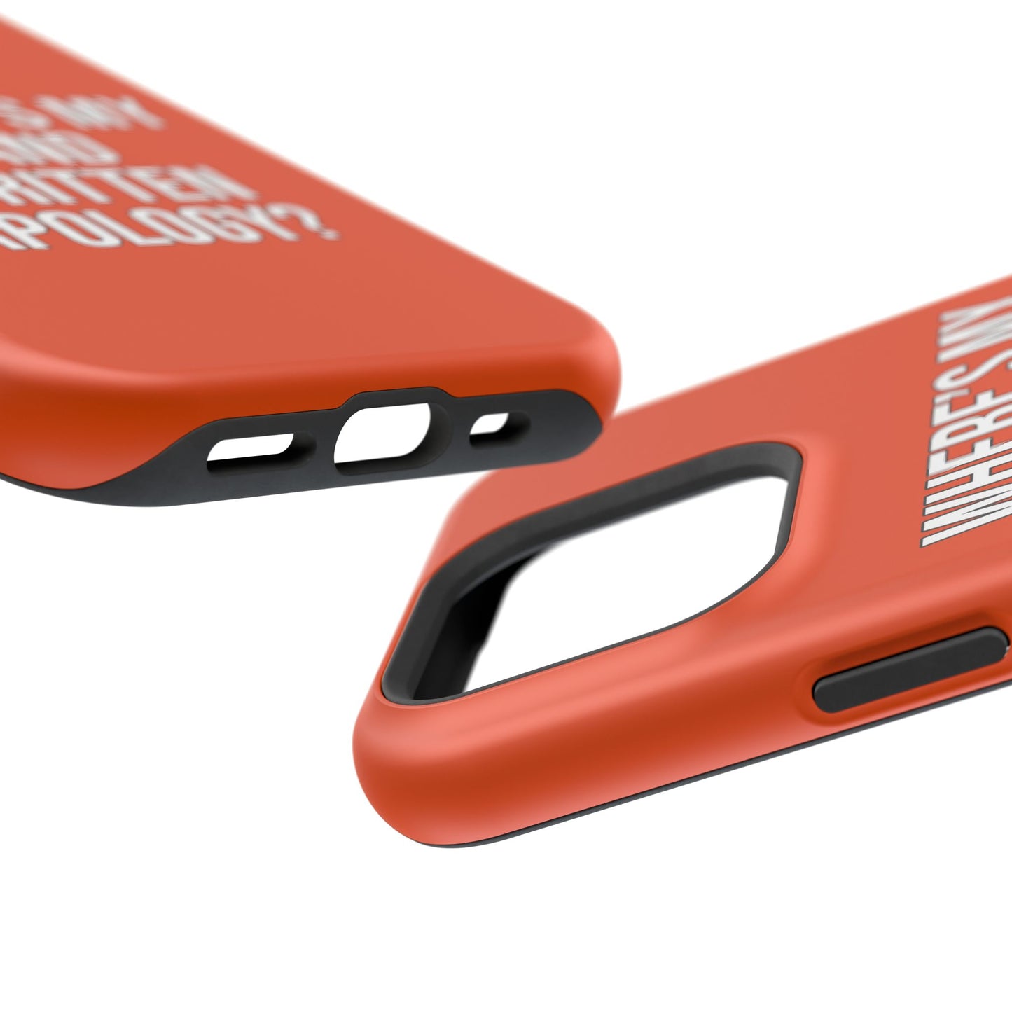 Hand Written Apology Impact-Resistant Phone Cases
