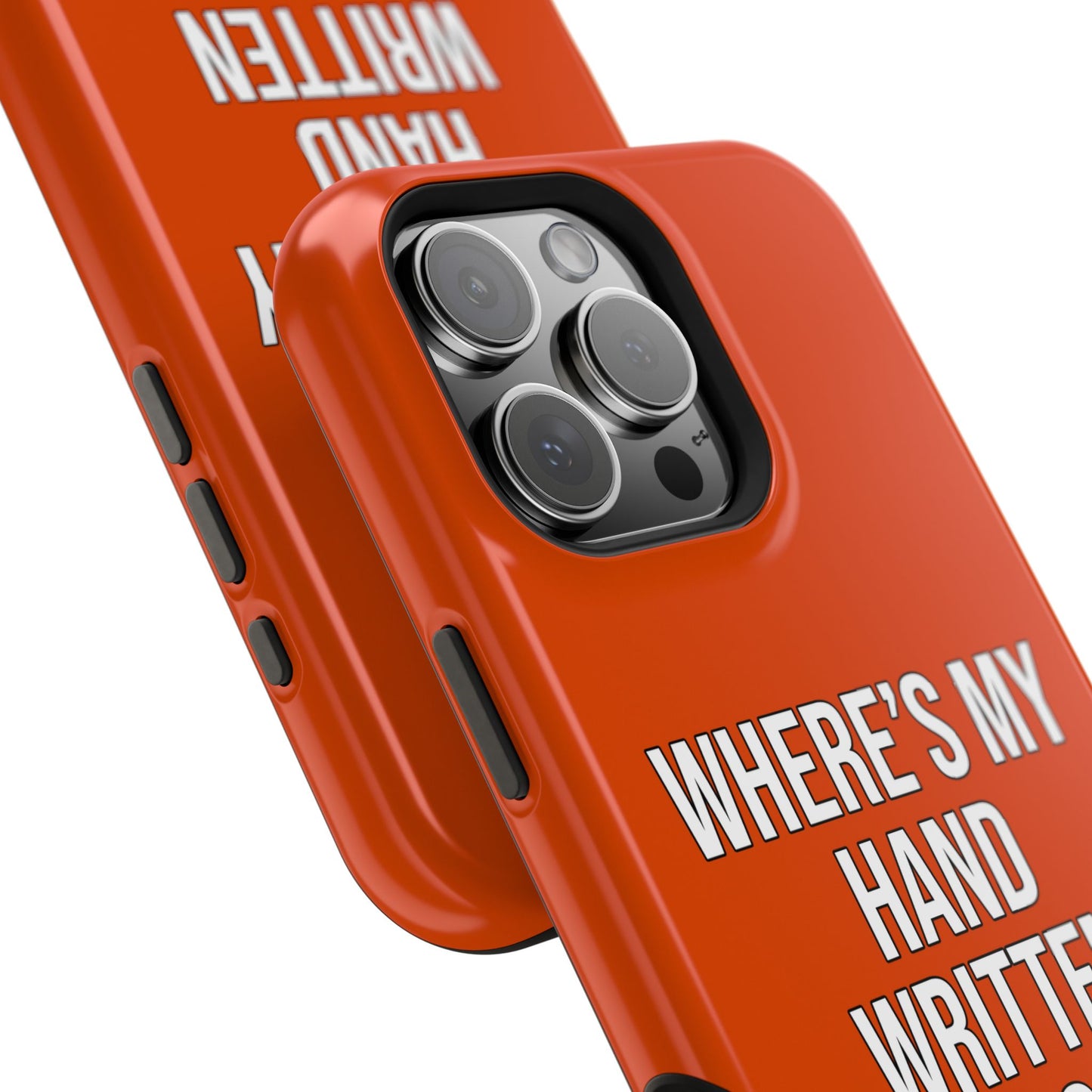 Hand Written Apology Impact-Resistant Phone Cases