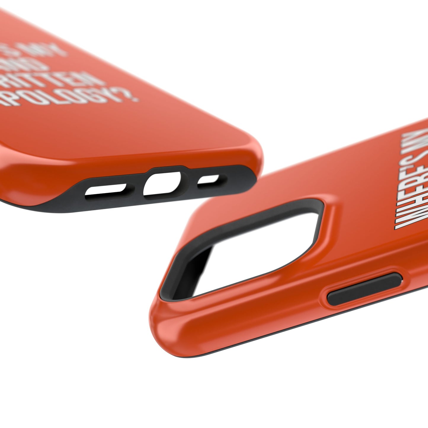 Hand Written Apology Impact-Resistant Phone Cases