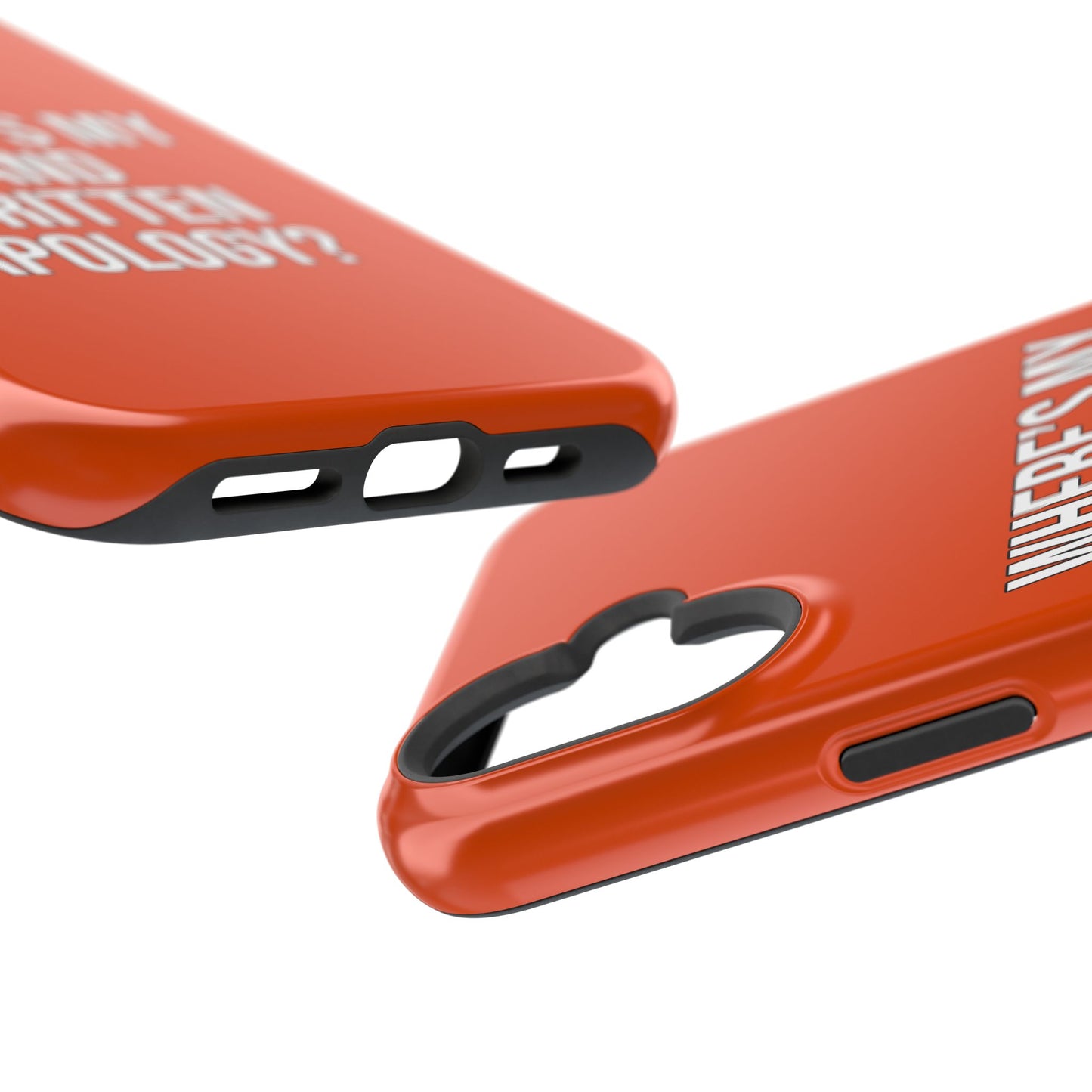 Hand Written Apology Impact-Resistant Phone Cases