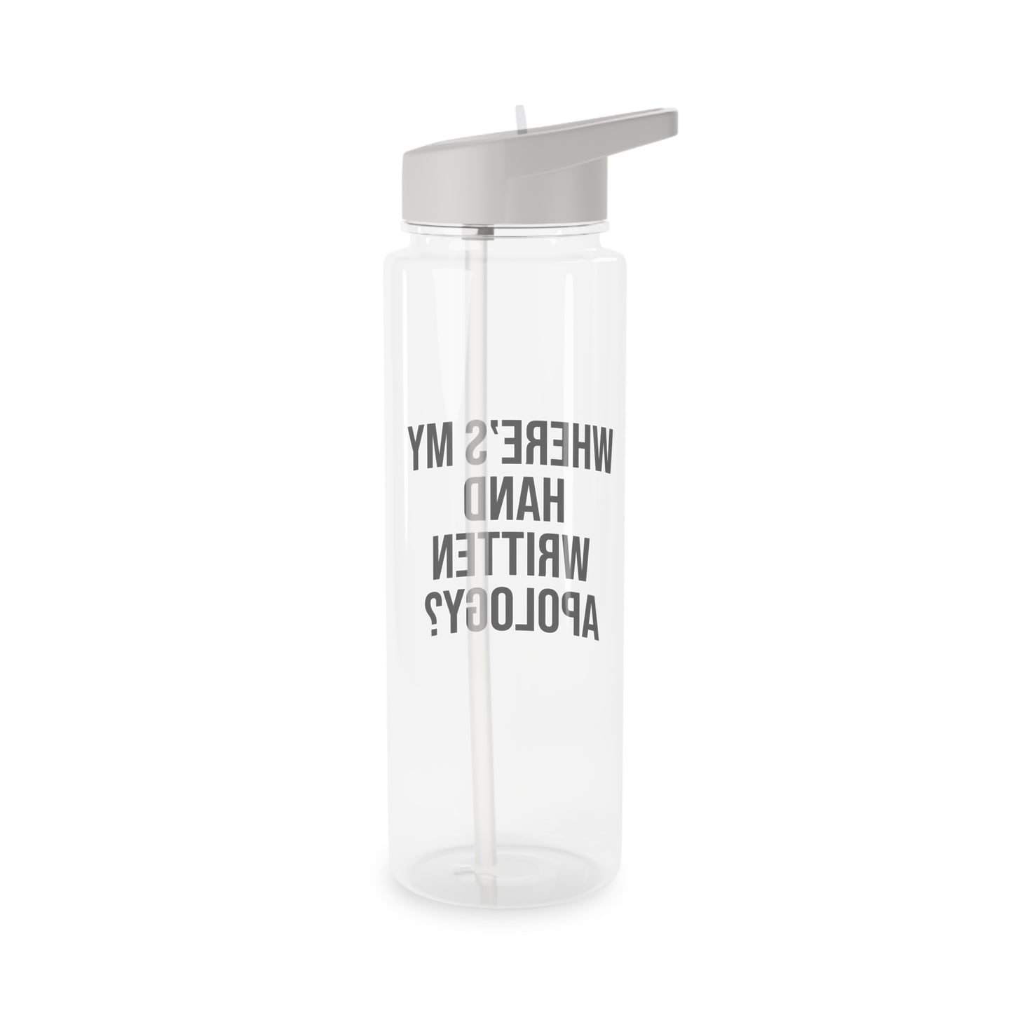 Hand Written Apology Water Bottle