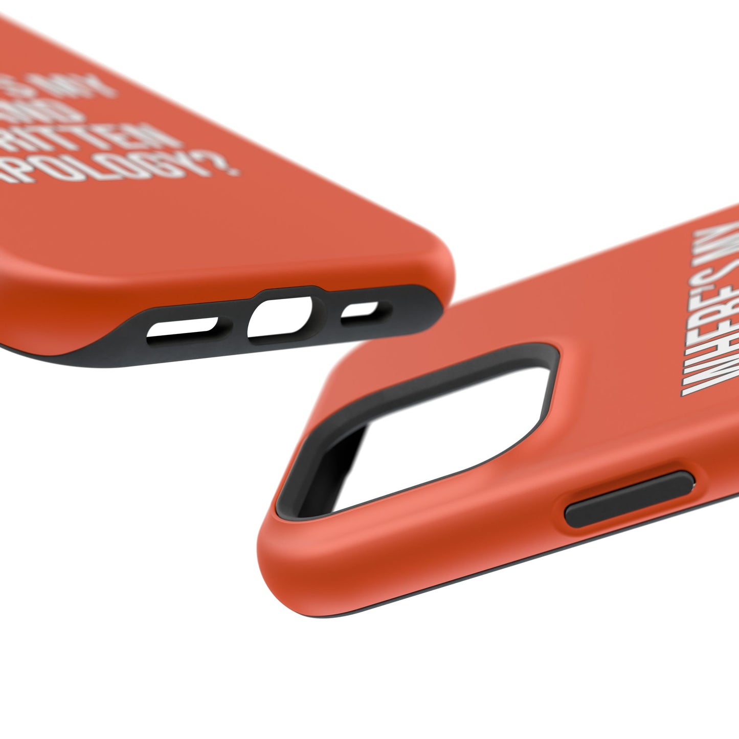 Hand Written Apology Impact-Resistant Phone Cases