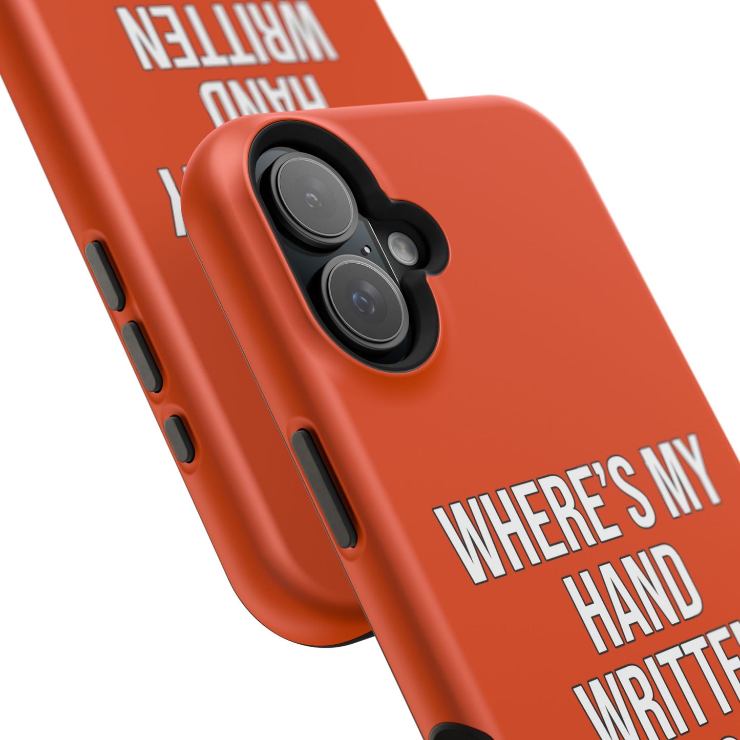 Hand Written Apology Impact-Resistant Phone Cases