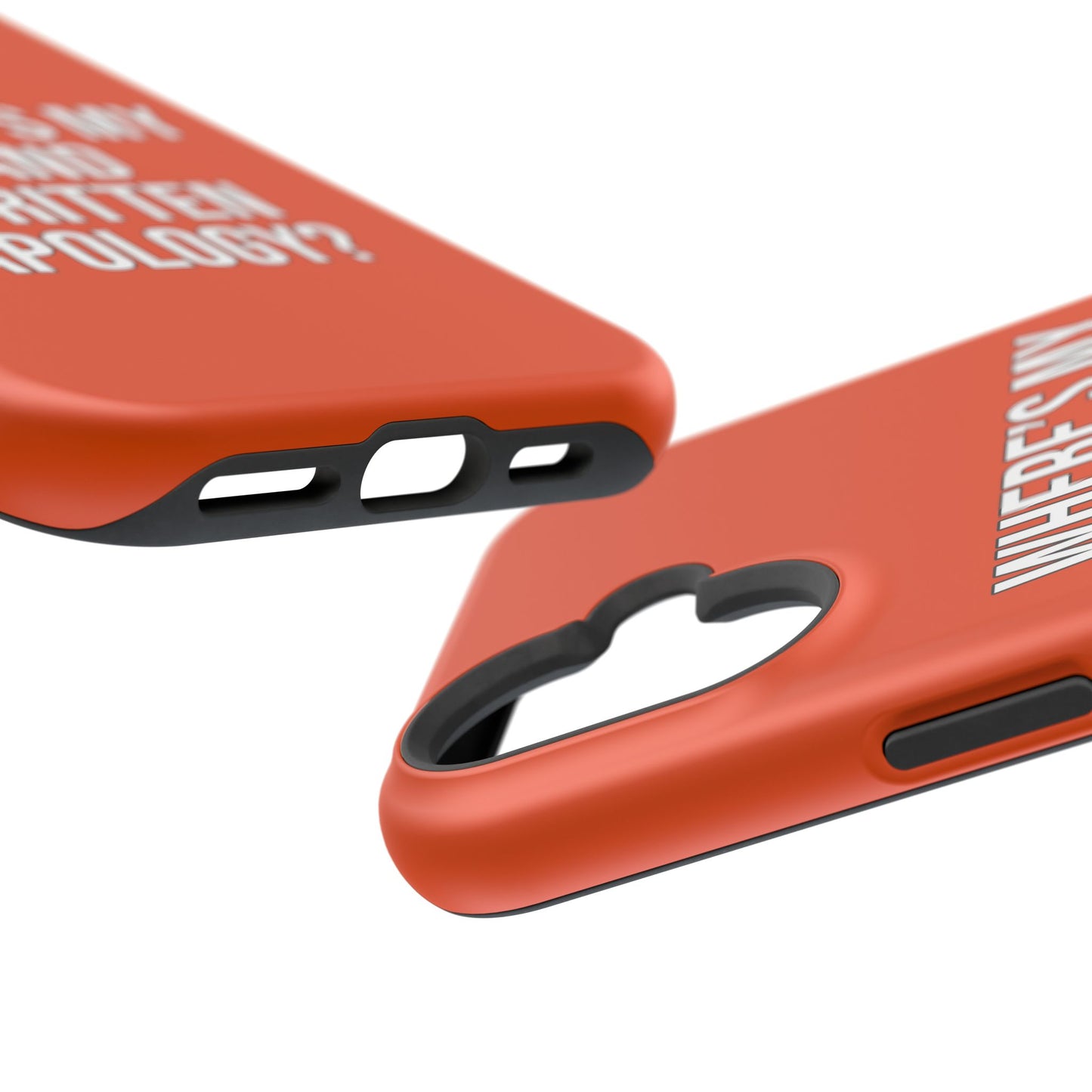 Hand Written Apology Impact-Resistant Phone Cases