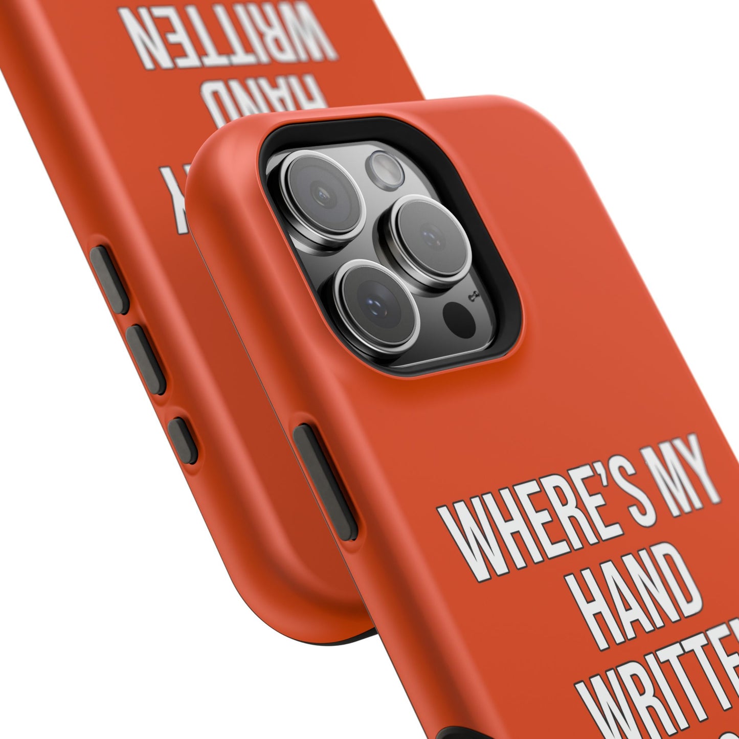 Hand Written Apology Impact-Resistant Phone Cases