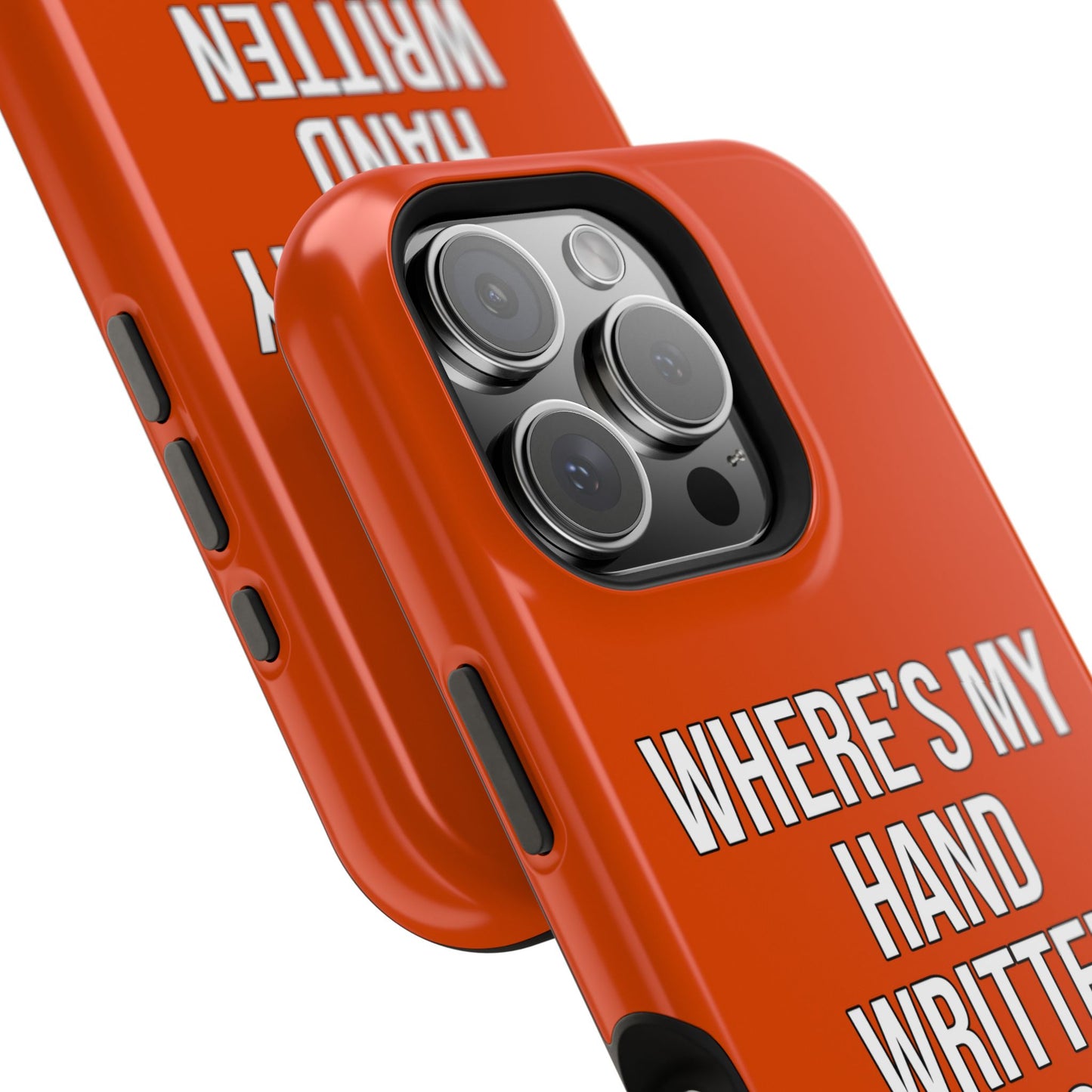 Hand Written Apology Impact-Resistant Phone Cases