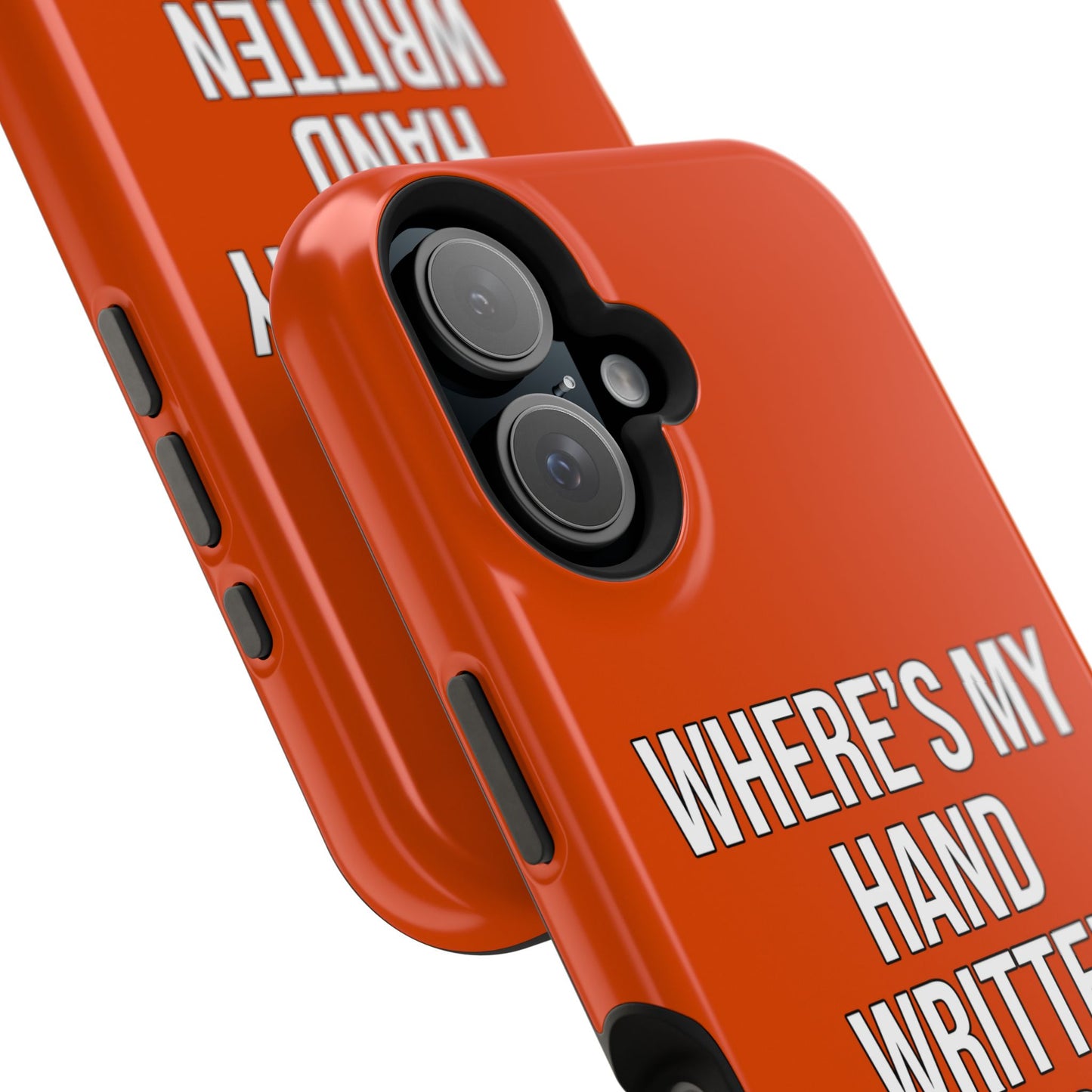 Hand Written Apology Impact-Resistant Phone Cases