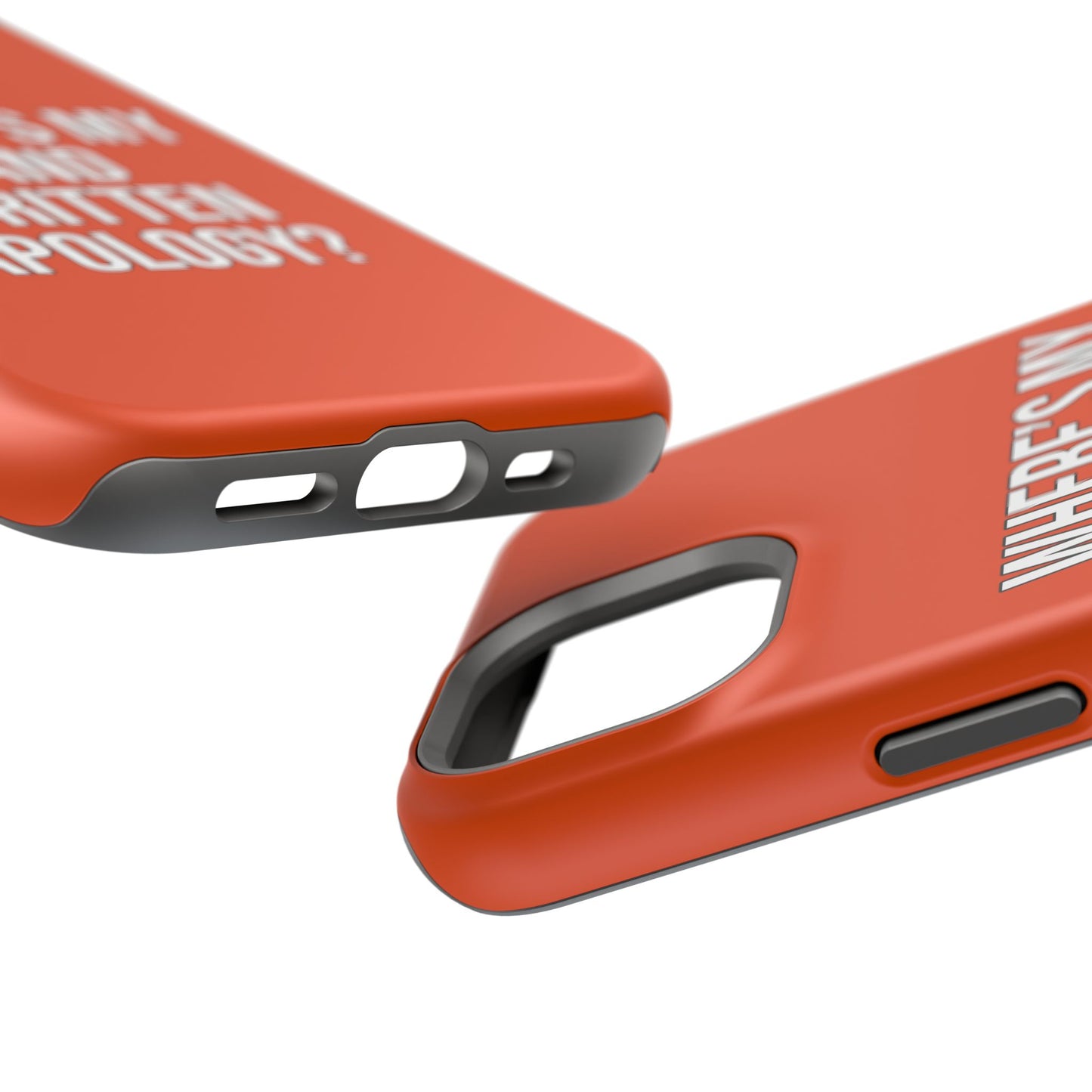 Hand Written Apology Impact-Resistant Phone Cases